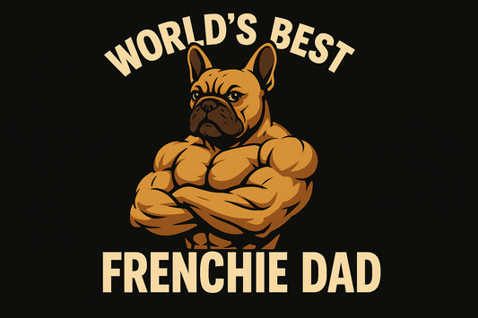 can-you-change-the-muscular-frenchie-shirt-to-say-worlds-best-frenchie-dad without the t-shirt outline
